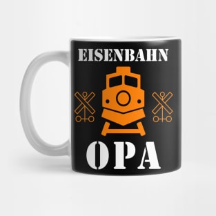 Eisenbahn Opa Modelleisenbahn Rentner Hobby Mug